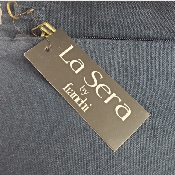 NWT LA SERA by Franchi Envelope Clutch beaded Purse - Picture 7 of 8